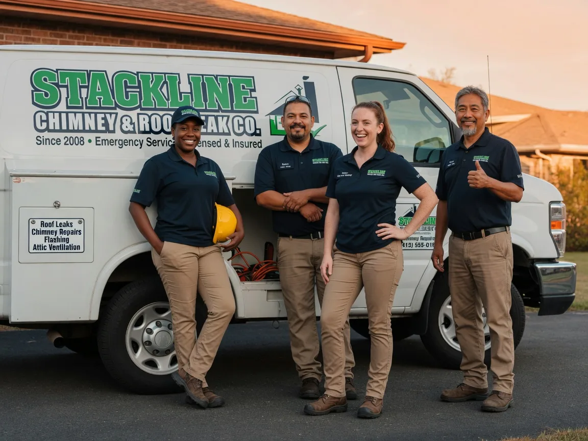 Chimney flashing repair company in Creston, NC